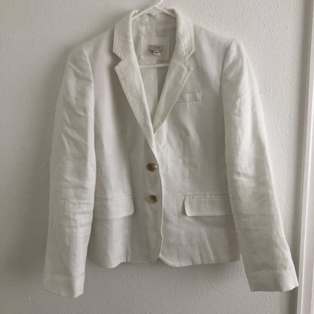J. Crew Linen Blazer